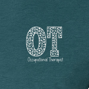 Occupational Therapist T-Shirt, Small Pocket OT Print for Therapy Graduates and Assistants