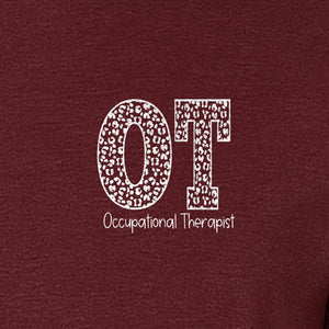 Occupational Therapist T-Shirt, Small Pocket OT Print for Therapy Graduates and Assistants