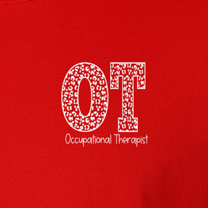 Occupational Therapist T-Shirt, Small Pocket OT Print for Therapy Graduates and Assistants
