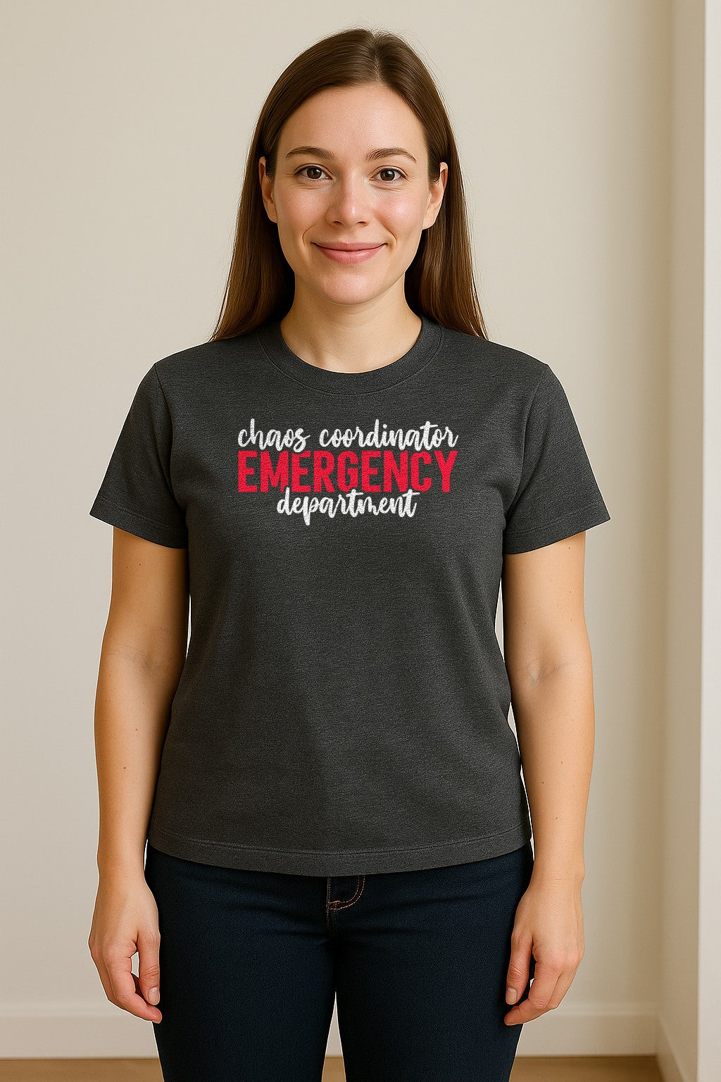 Emergency Department T-Shirt, Chaos Coordinator Nurse Gift for ER Staff and Nursing Students