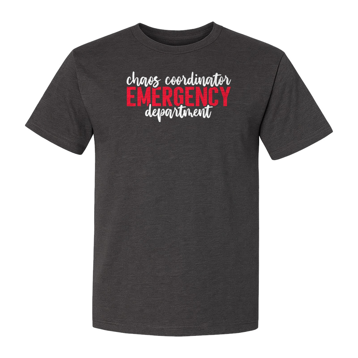 Emergency Department T-Shirt, Chaos Coordinator Nurse Gift for ER Staff and Nursing Students