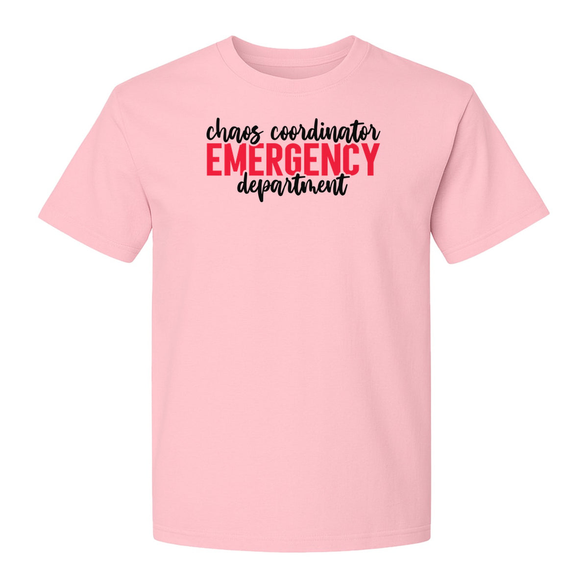 Emergency Department T-Shirt, Chaos Coordinator Nurse Gift for ER Staff and Nursing Students