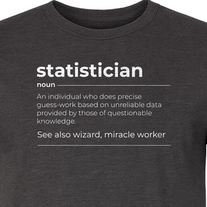Statistician T-Shirt, Funny Definition Design for Statistics Teachers, Students and Math Graduates