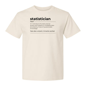 Statistician T-Shirt, Funny Definition Design for Statistics Teachers, Students and Math Graduates