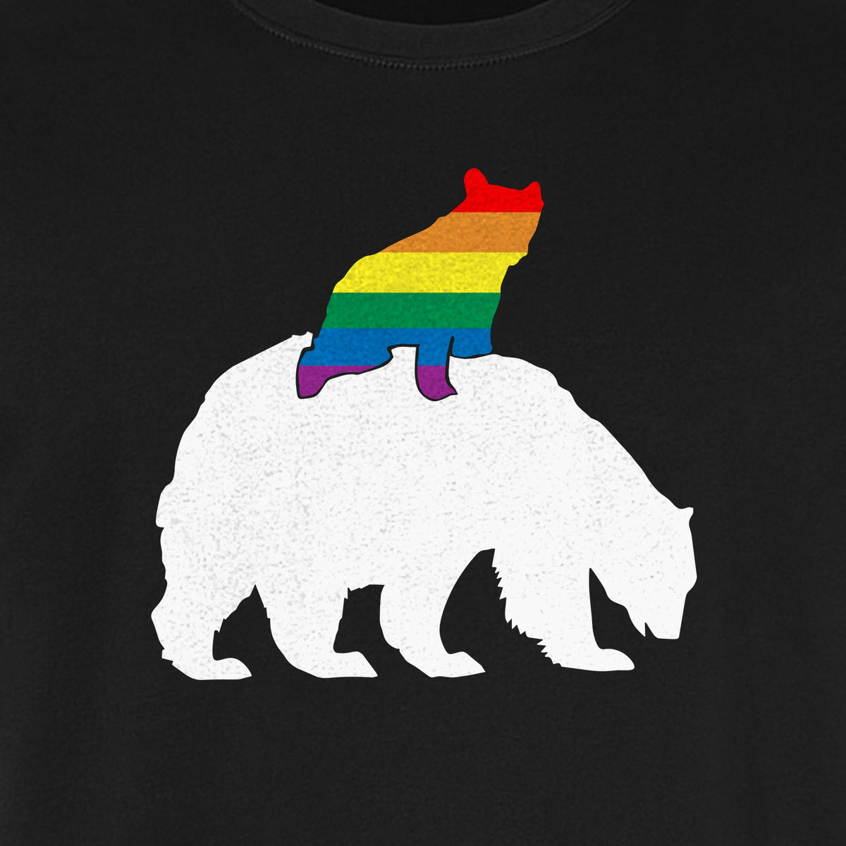 Mama Bear T-Shirt, Rainbow Pride Graphic for LGBTQ+ Moms and Supporters