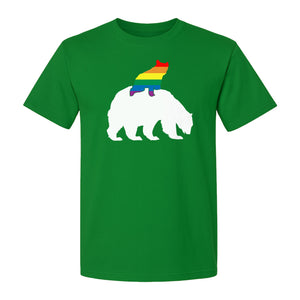 Mama Bear T-Shirt, Rainbow Pride Graphic for LGBTQ+ Moms and Supporters
