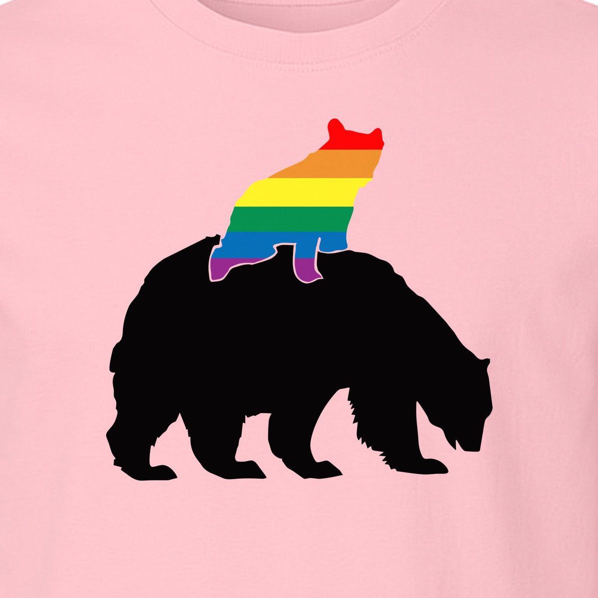 Mama Bear T-Shirt, Rainbow Pride Graphic for LGBTQ+ Moms and Supporters