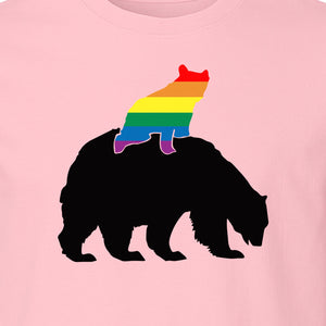 Mama Bear T-Shirt, Rainbow Pride Graphic for LGBTQ+ Moms and Supporters