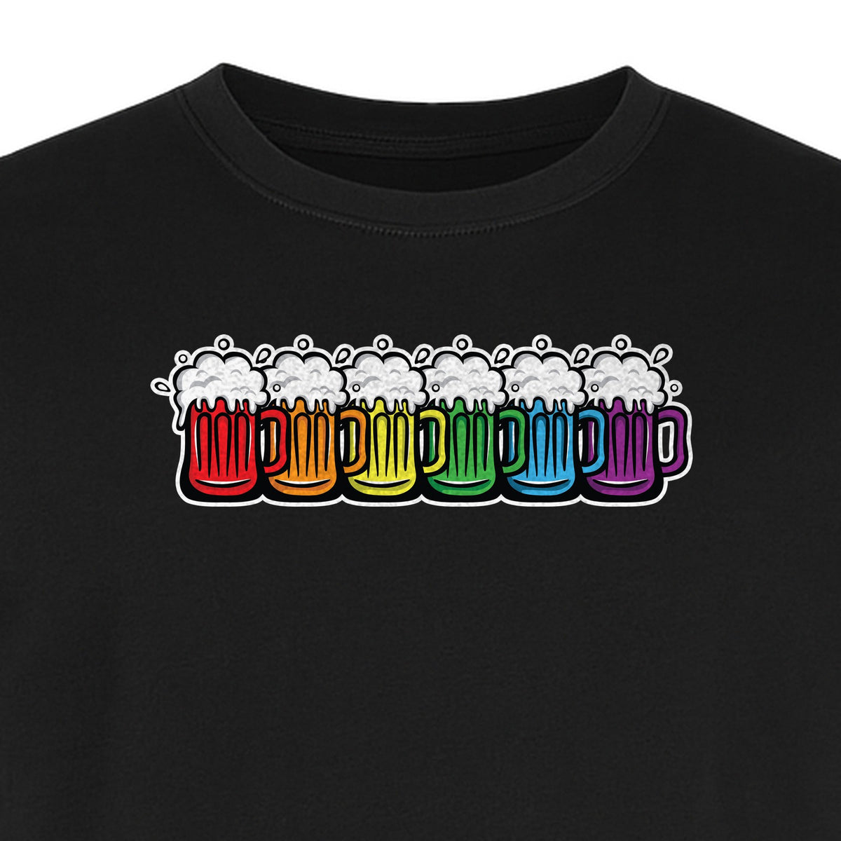 Pride Rainbow Beer T-Shirt, LGBTQ Parade Graphic for Equality Support