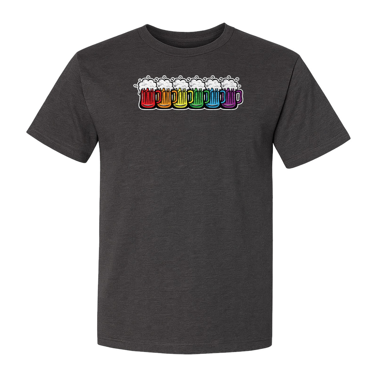 Pride Rainbow Beer T-Shirt, LGBTQ Parade Graphic for Equality Support