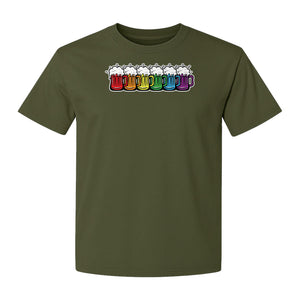 Pride Rainbow Beer T-Shirt, LGBTQ Parade Graphic for Equality Support