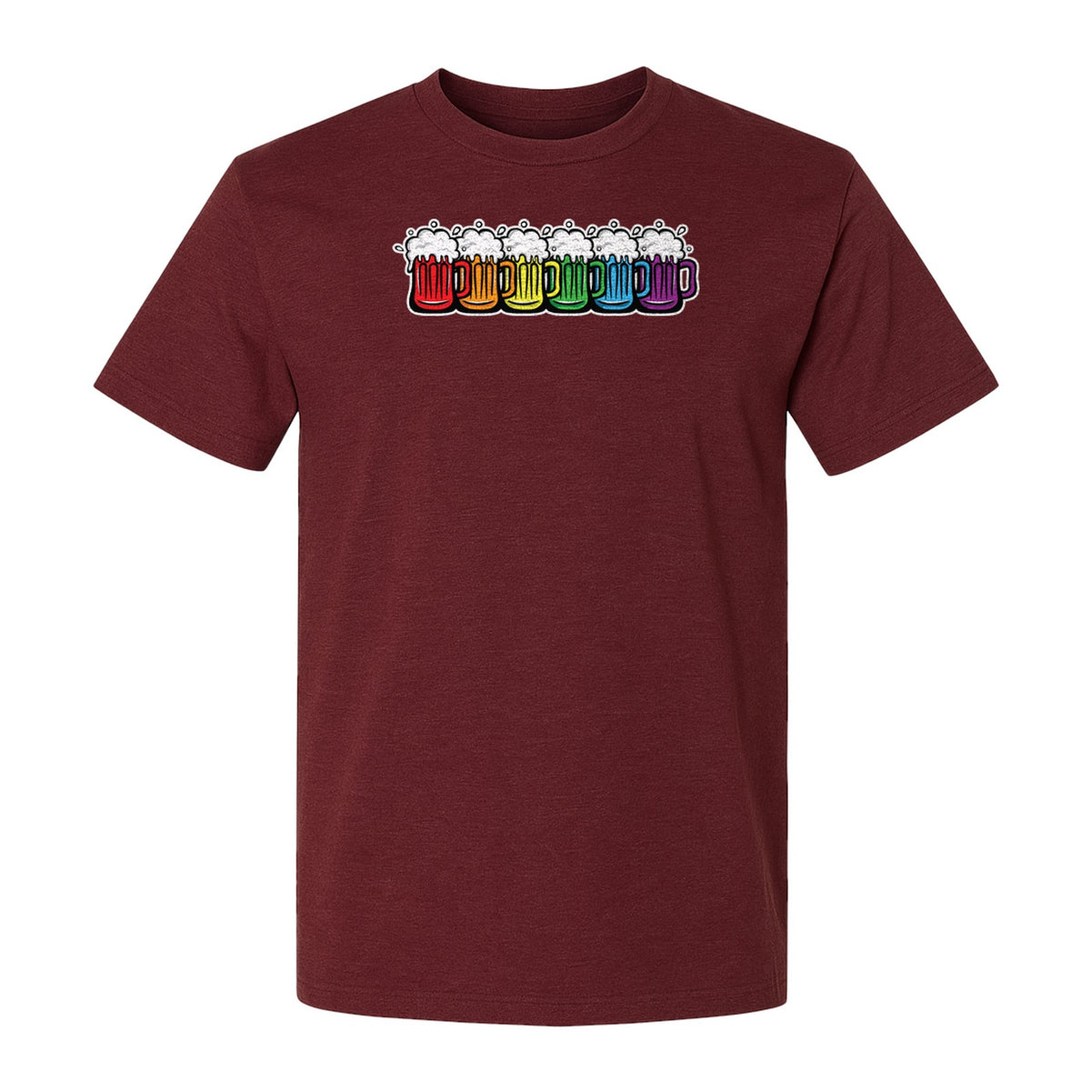 Pride Rainbow Beer T-Shirt, LGBTQ Parade Graphic for Equality Support
