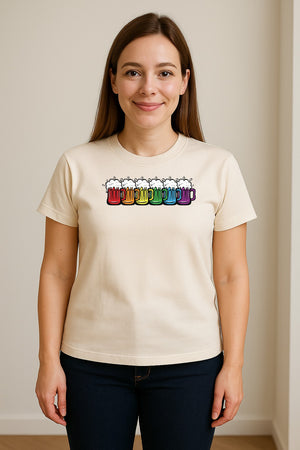 Pride Rainbow Beer T-Shirt, LGBTQ Parade Graphic for Equality Support