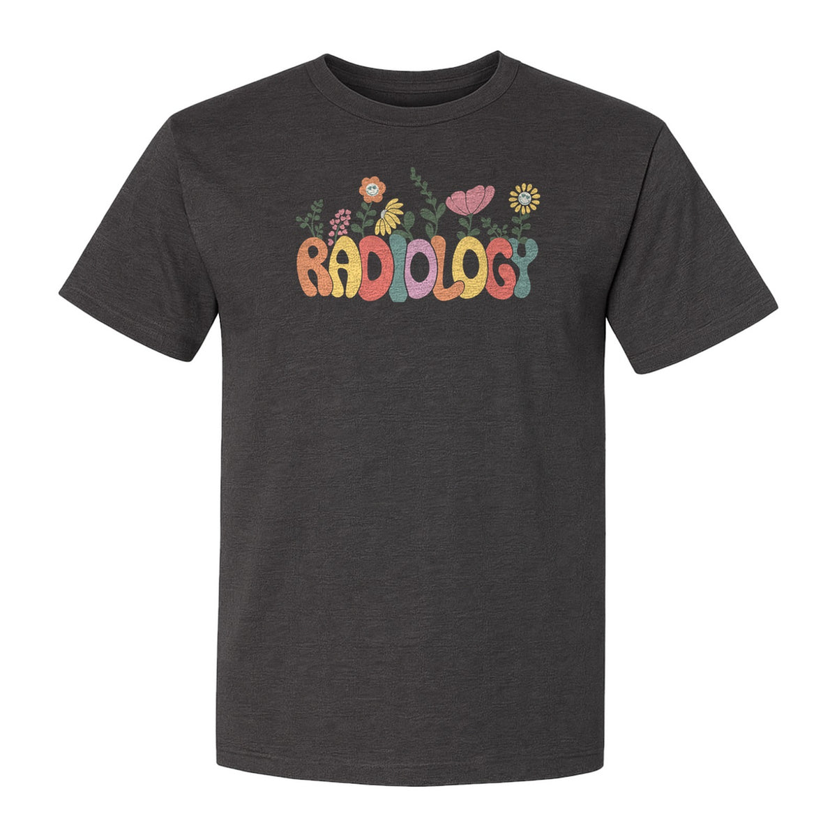Radiology T-Shirt, Floral Retro Design for Rad Techs, Students and Graduation Gifts