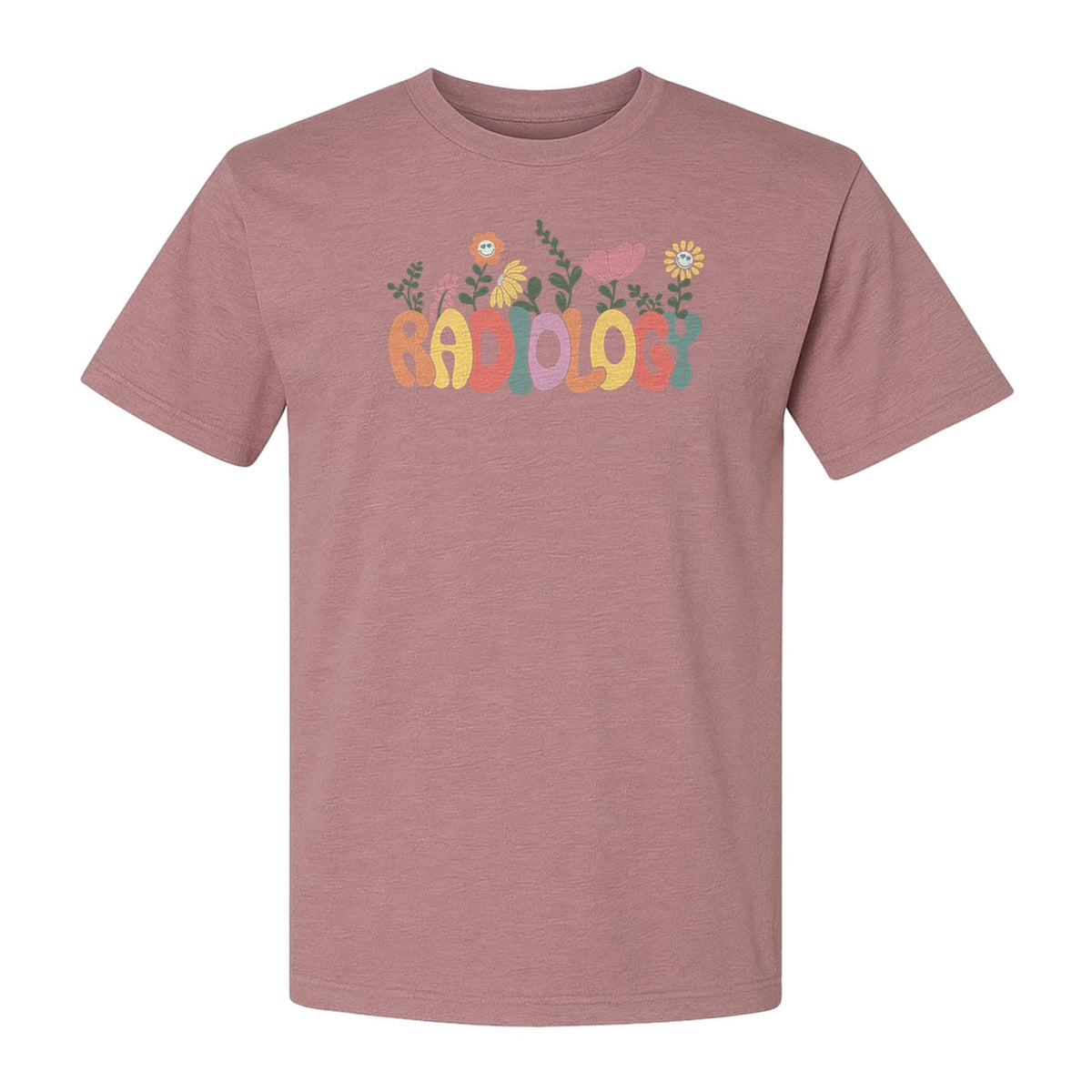 Radiology T-Shirt, Floral Retro Design for Rad Techs, Students and Graduation Gifts