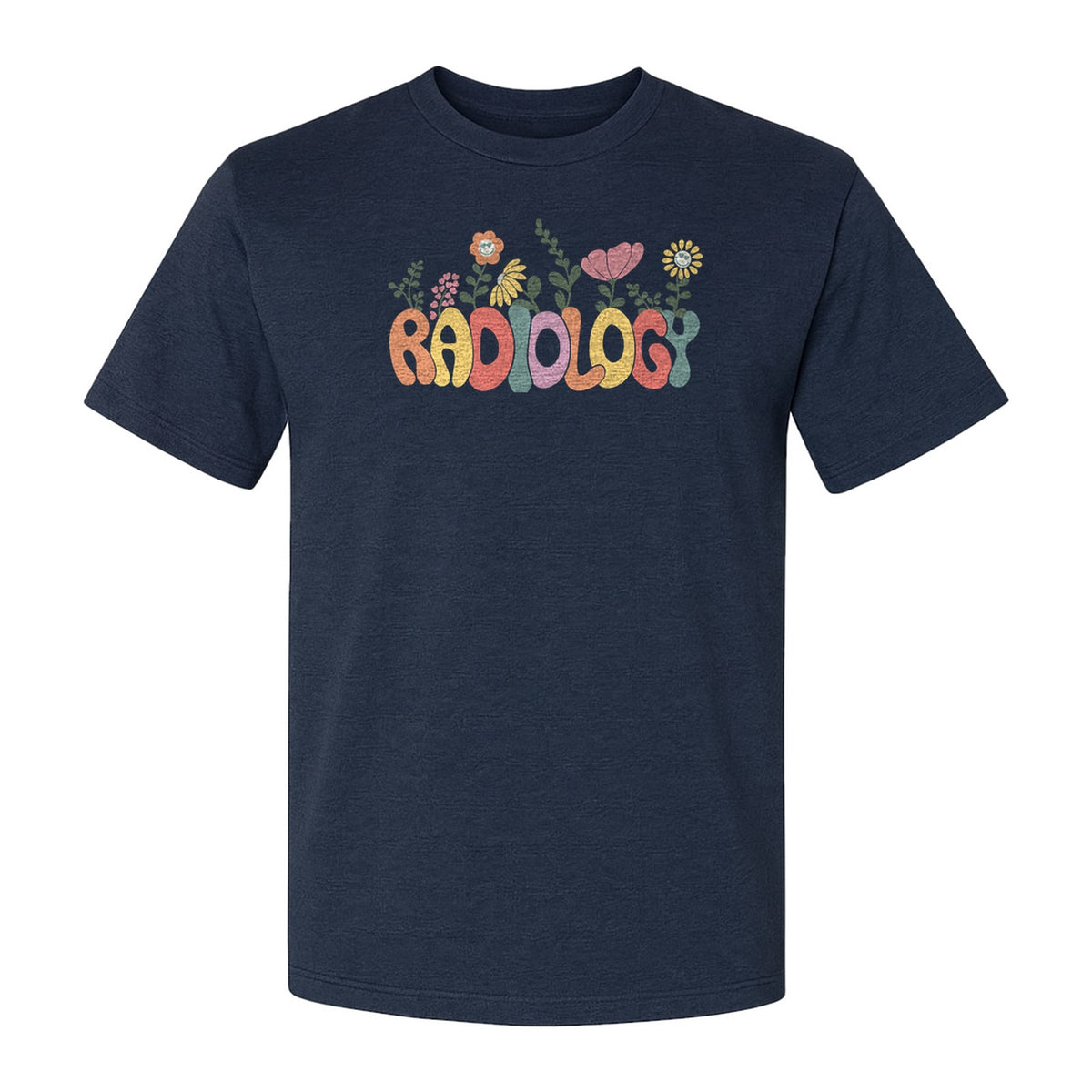 Radiology T-Shirt, Floral Retro Design for Rad Techs, Students and Graduation Gifts