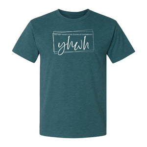 YHWH T-Shirt, His Very Name Is the Sound of Our Breath Faith Graphic for Christians