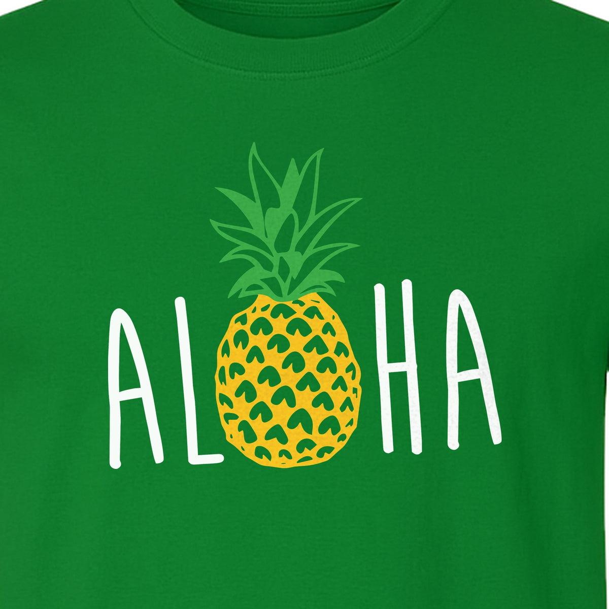 Pineapple Aloha T-Shirt, Tropical Vacation Graphic for Hawaii Trips and Beach Getaways