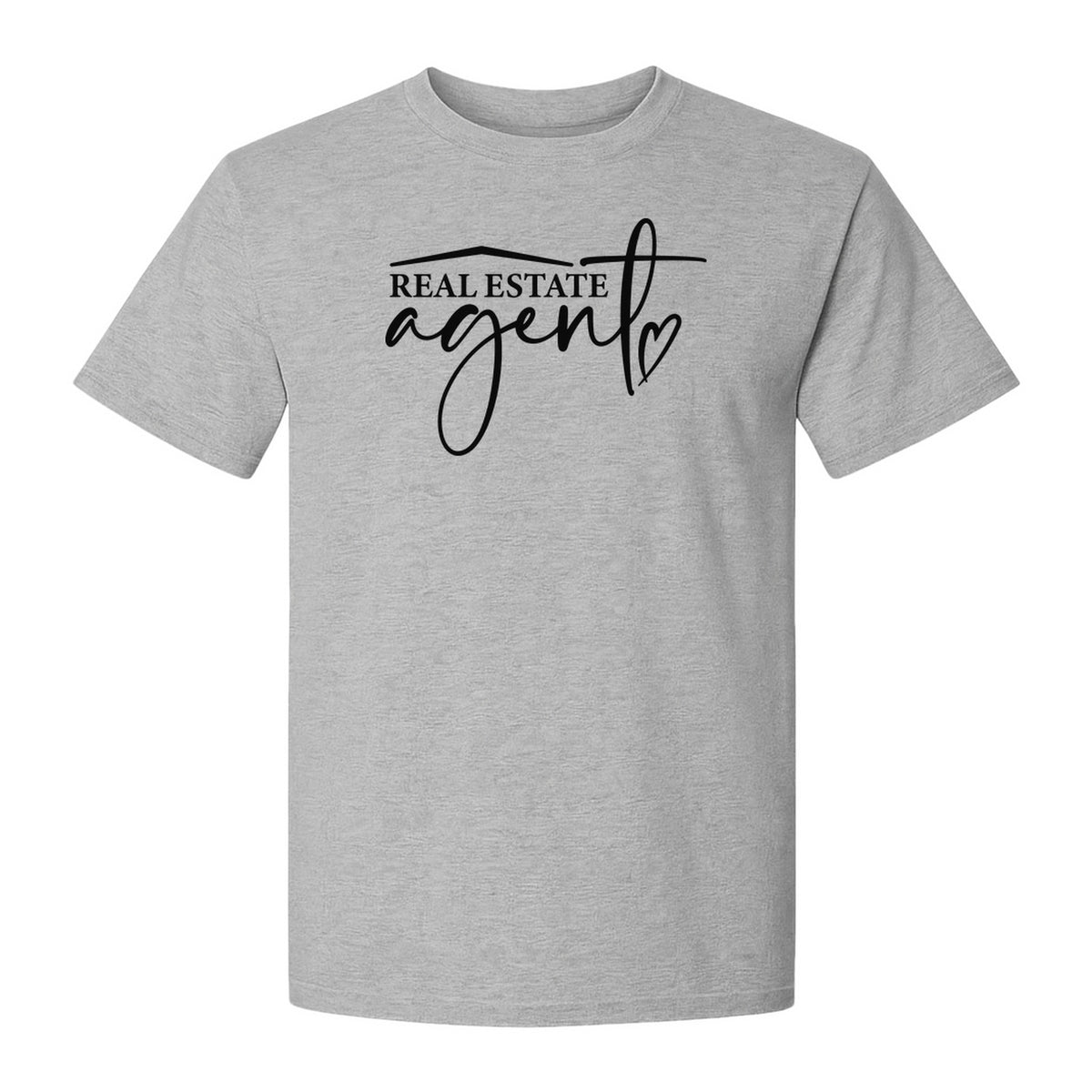 Real Estate Agent T-Shirt, Script Career Quote Design for Property Professionals and Closing Day