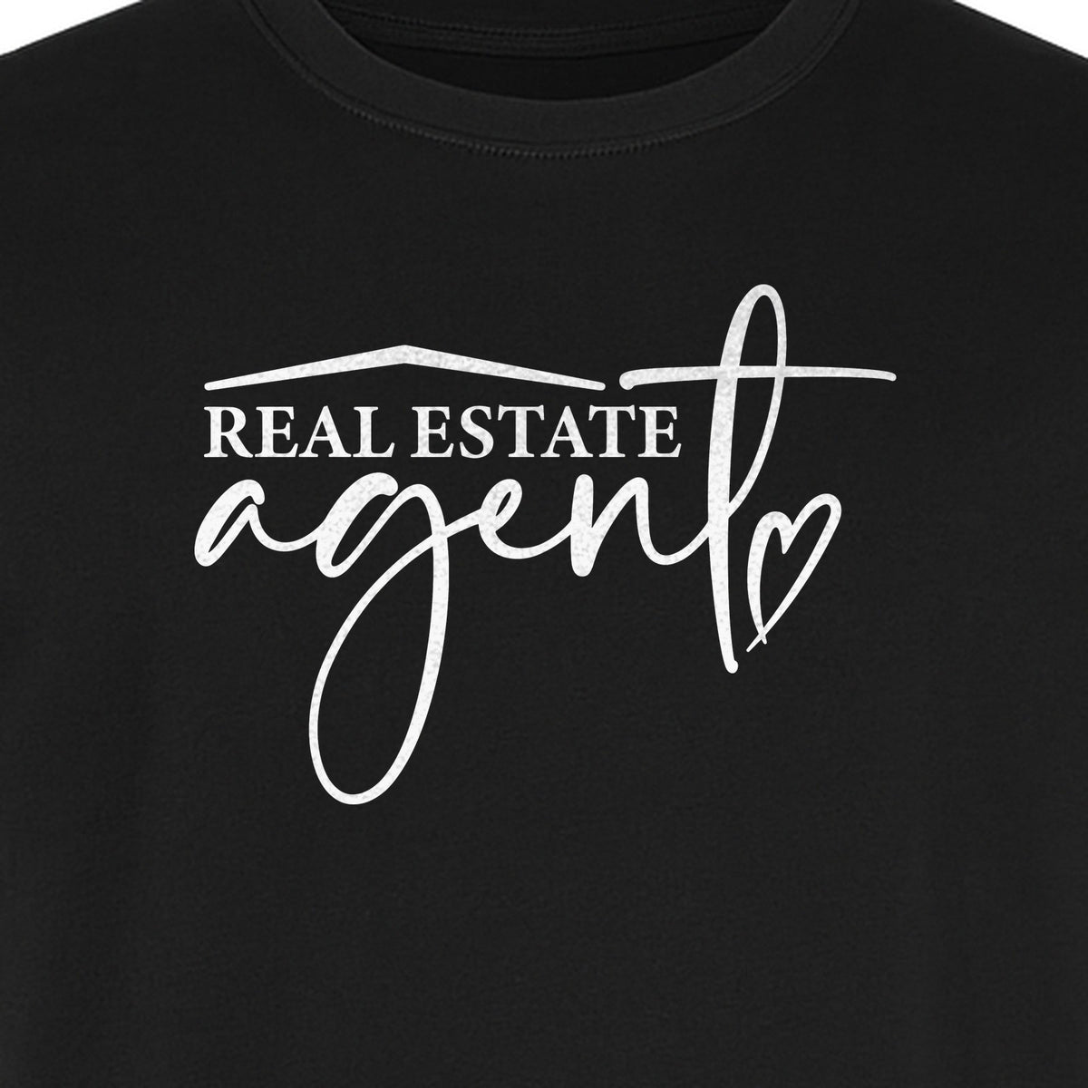 Real Estate Agent T-Shirt, Script Career Quote Design for Property Professionals and Closing Day