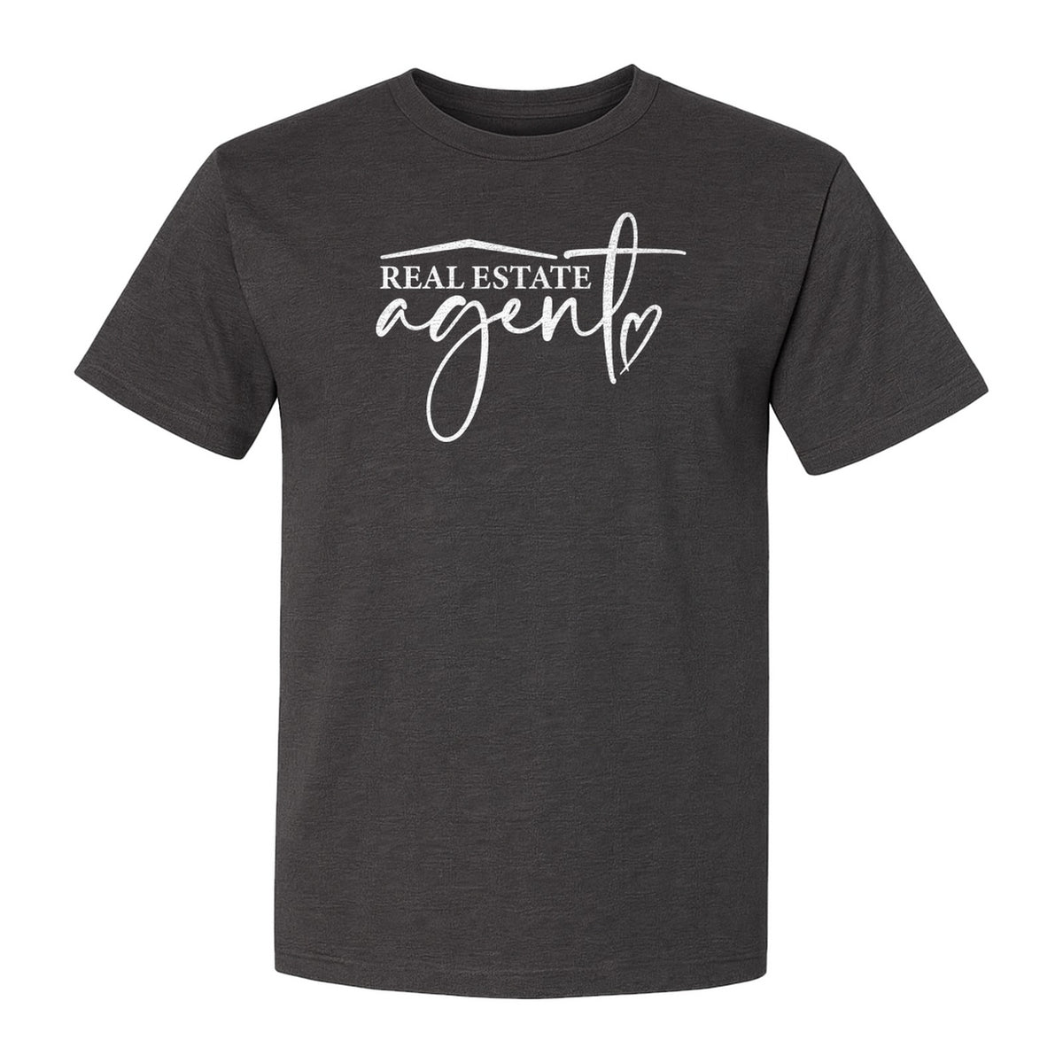 Real Estate Agent T-Shirt, Script Career Quote Design for Property Professionals and Closing Day