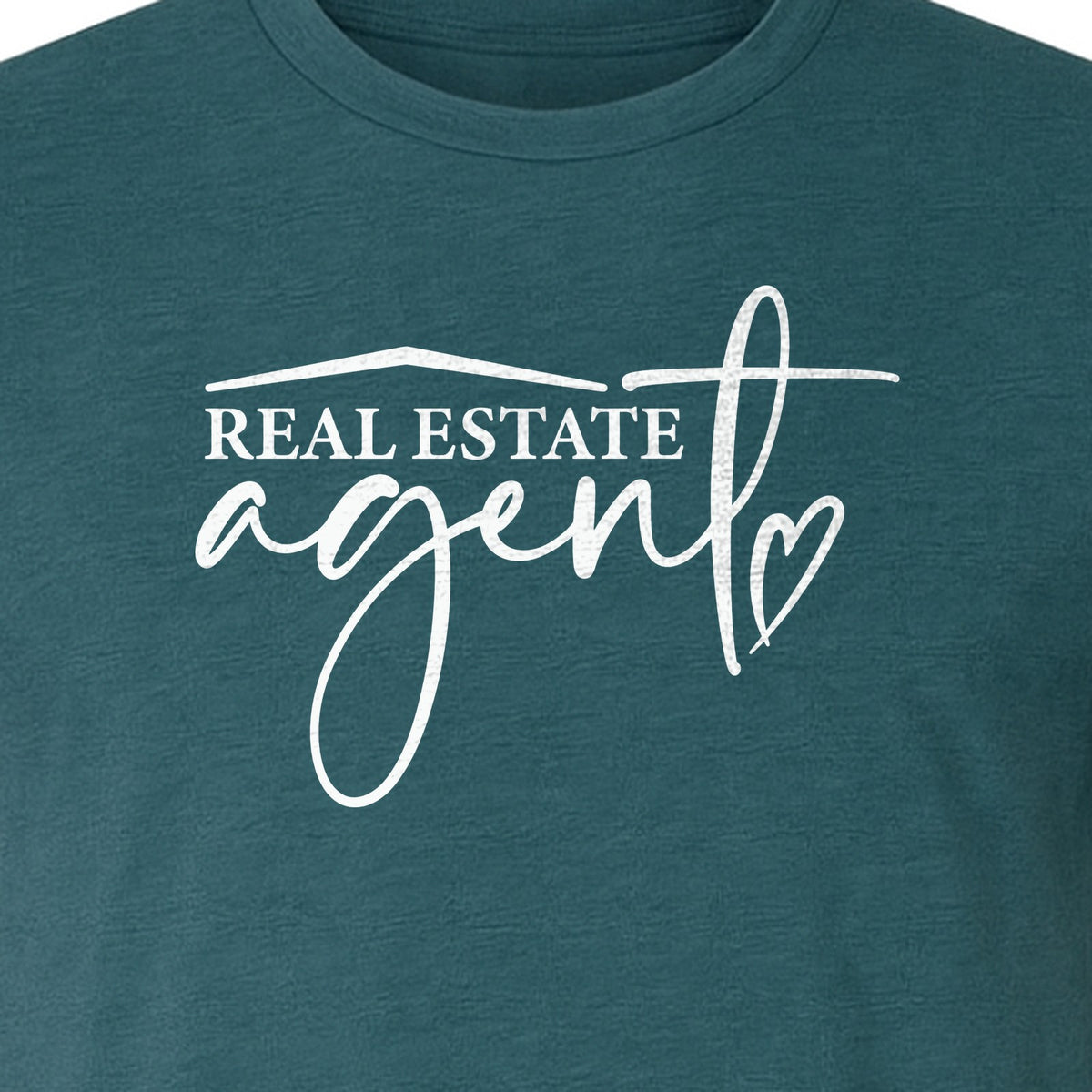 Real Estate Agent T-Shirt, Script Career Quote Design for Property Professionals and Closing Day