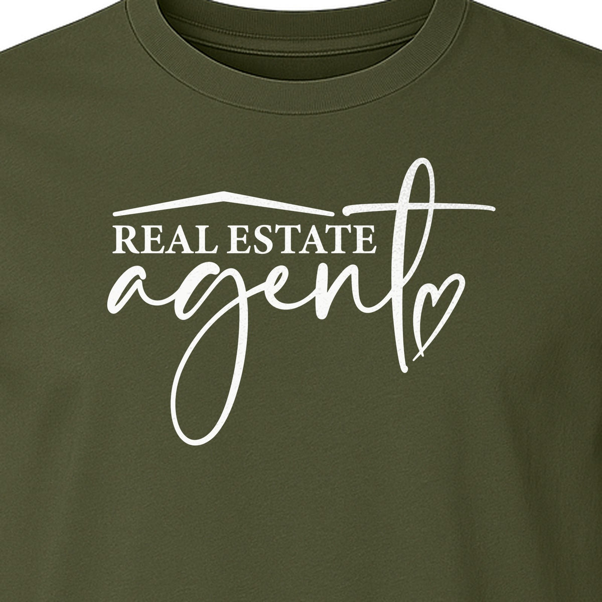 Real Estate Agent T-Shirt, Script Career Quote Design for Property Professionals and Closing Day