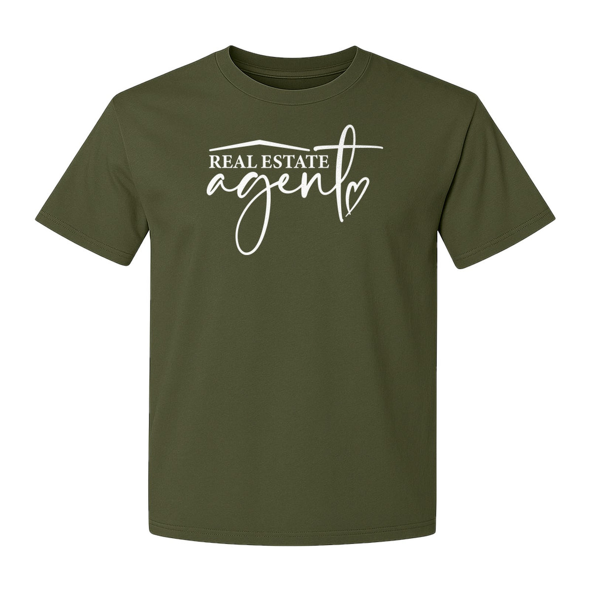 Real Estate Agent T-Shirt, Script Career Quote Design for Property Professionals and Closing Day