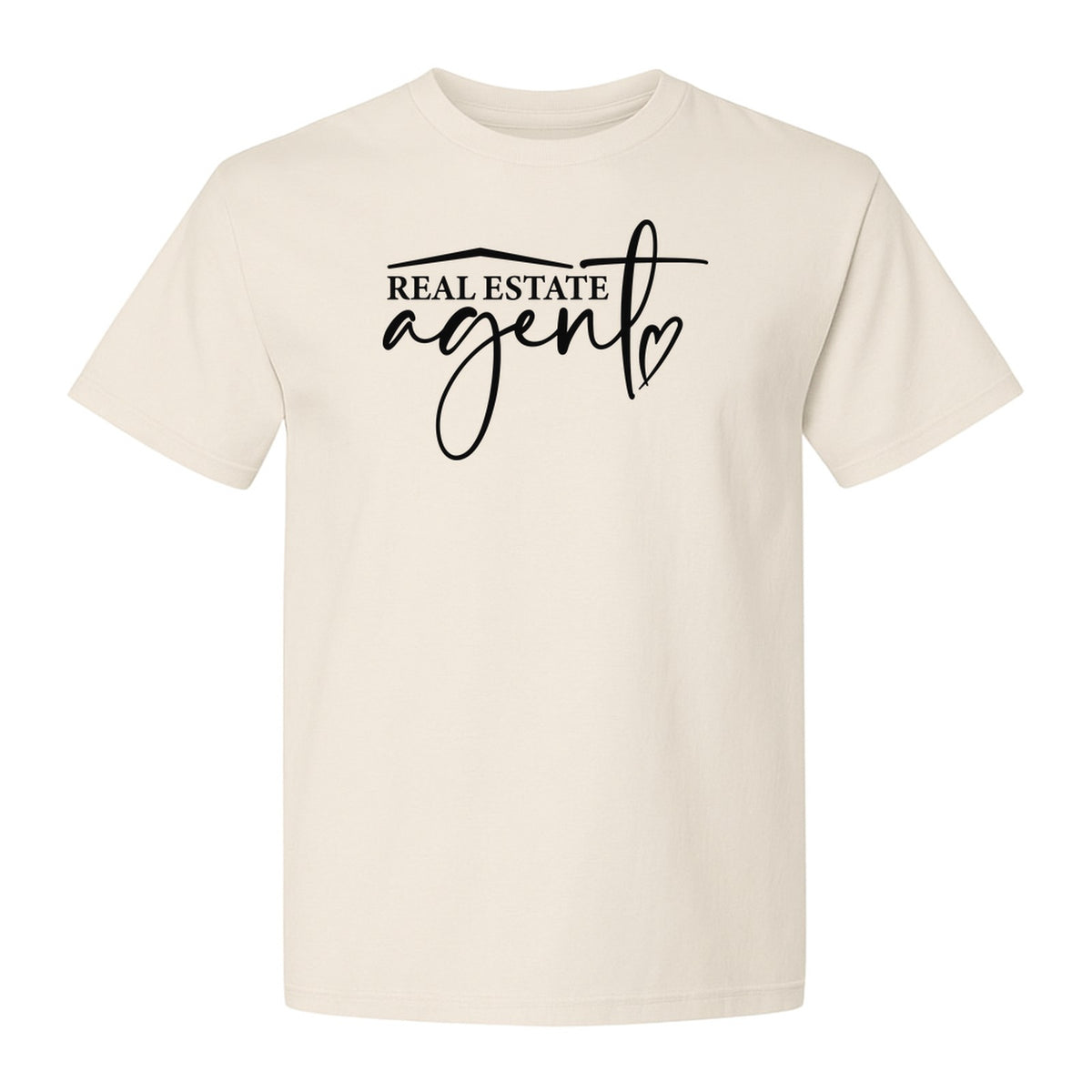 Real Estate Agent T-Shirt, Script Career Quote Design for Property Professionals and Closing Day