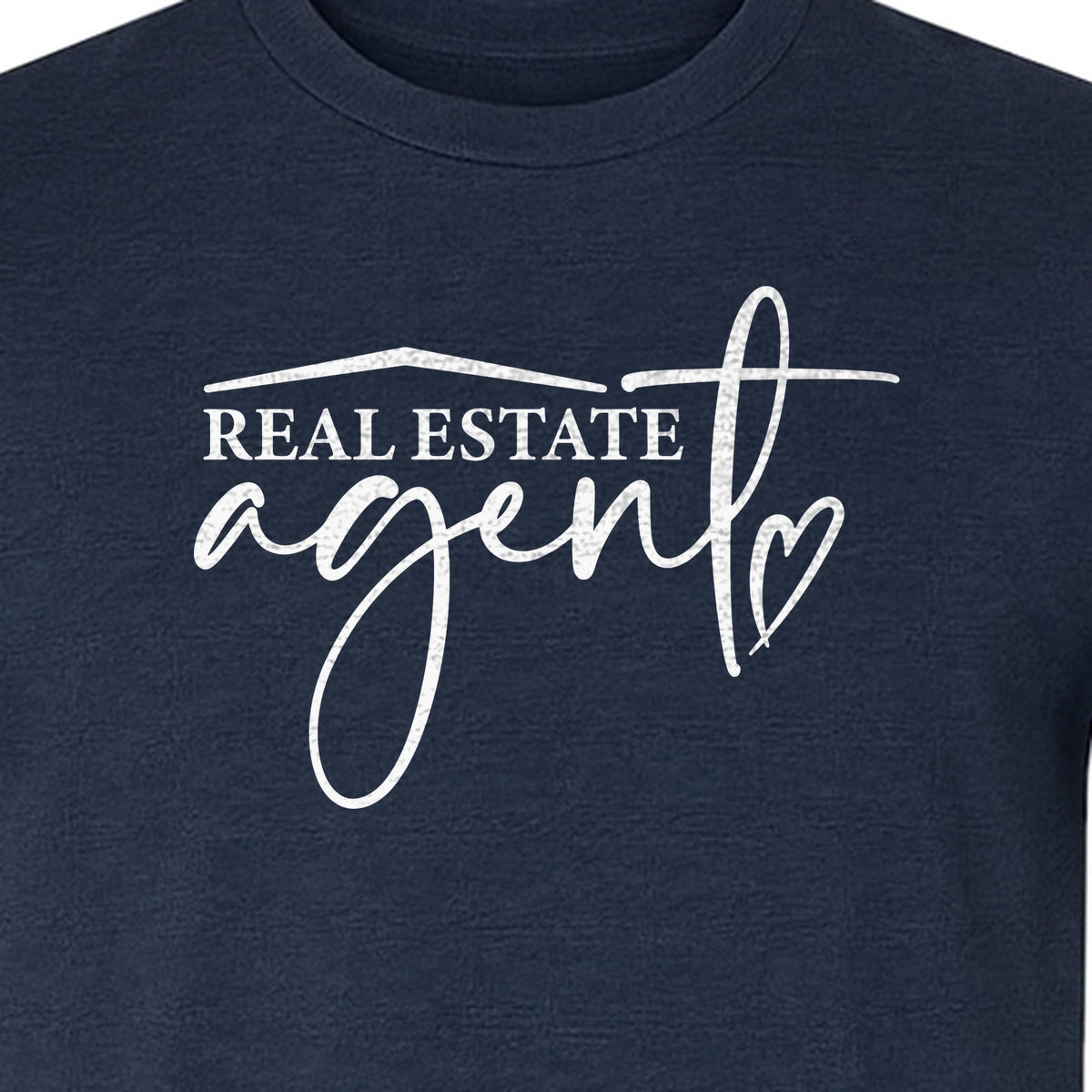 Real Estate Agent T-Shirt, Script Career Quote Design for Property Professionals and Closing Day
