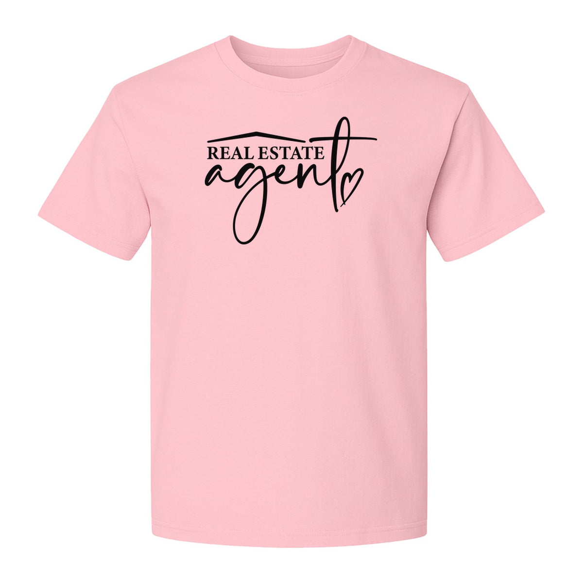 Real Estate Agent T-Shirt, Script Career Quote Design for Property Professionals and Closing Day