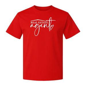 Real Estate Agent T-Shirt, Script Career Quote Design for Property Professionals and Closing Day