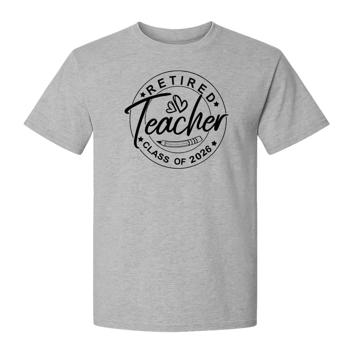Retired Teacher T-Shirt, Class of 2026 Graduation and Retirement Design for Educators