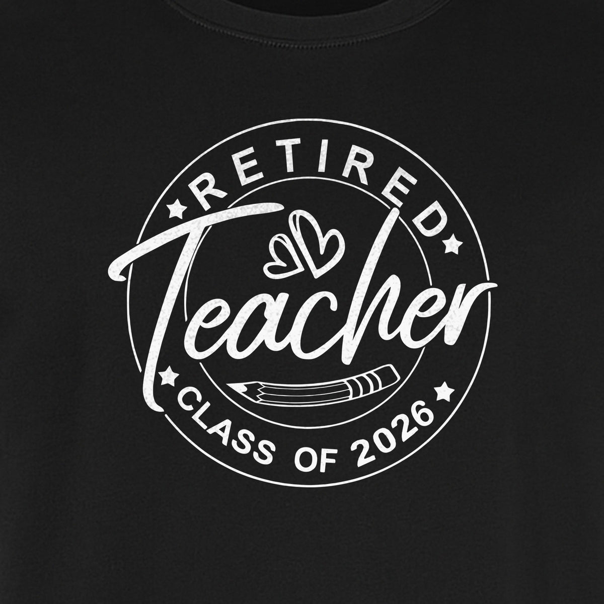 Retired Teacher T-Shirt, Class of 2026 Graduation and Retirement Design for Educators