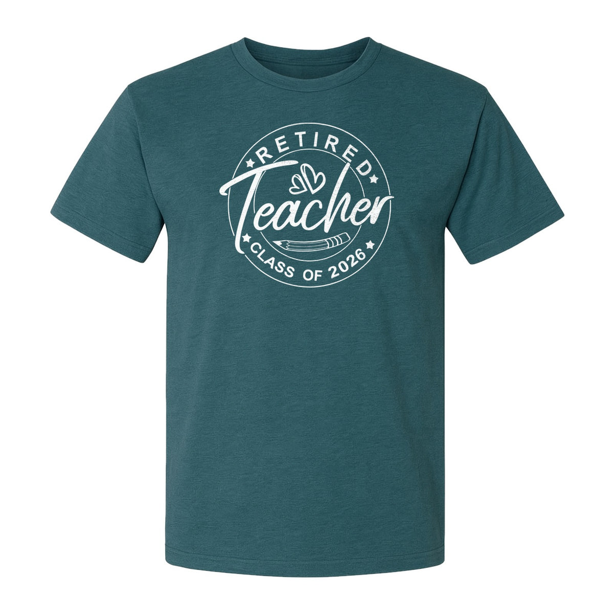 Retired Teacher T-Shirt, Class of 2026 Graduation and Retirement Design for Educators