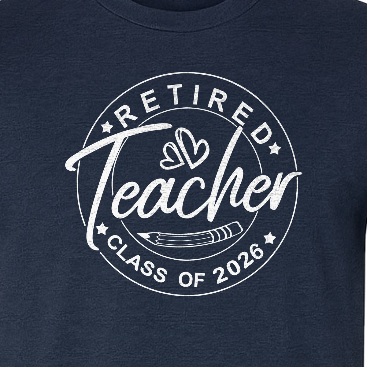 Retired Teacher T-Shirt, Class of 2026 Graduation and Retirement Design for Educators