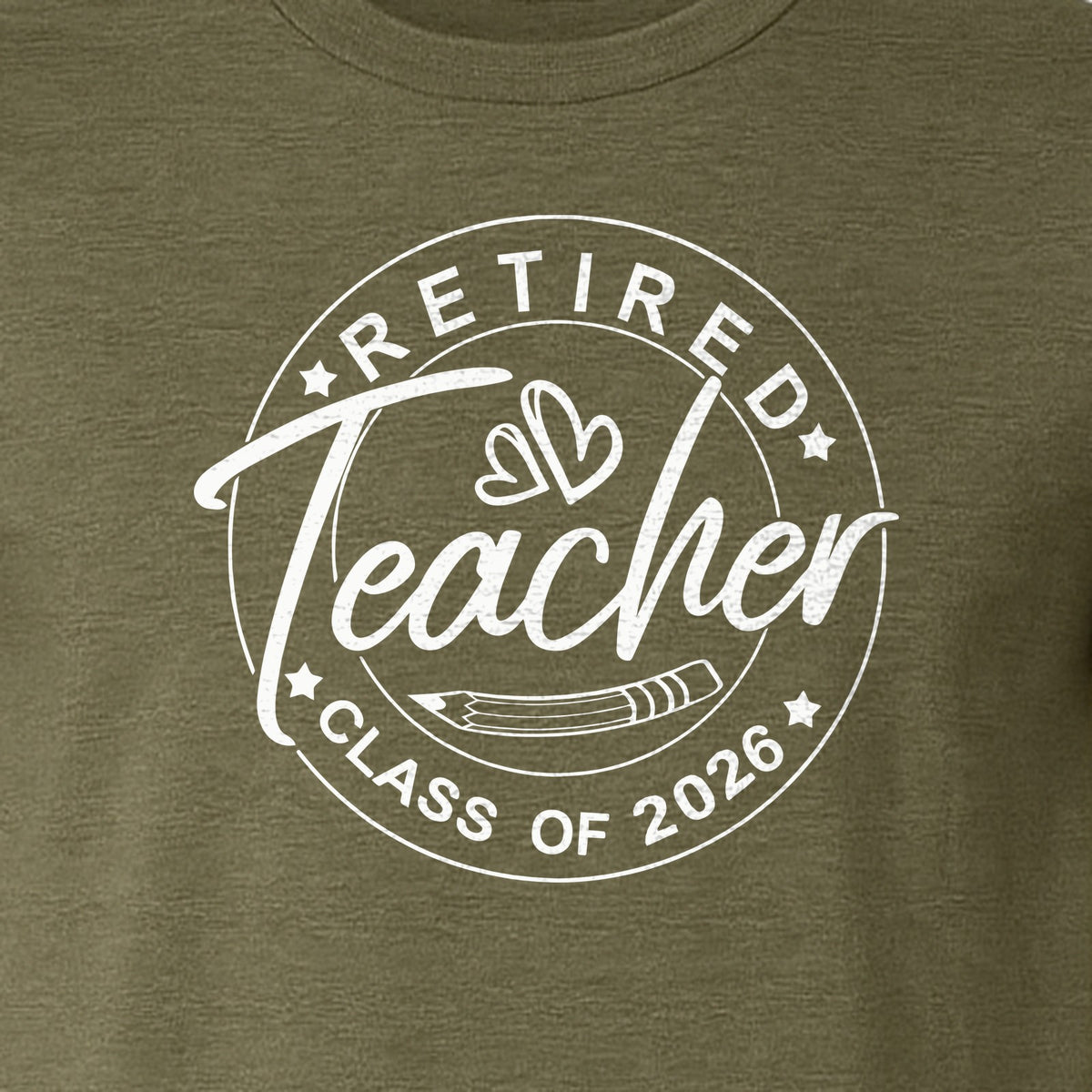 Retired Teacher T-Shirt, Class of 2026 Graduation and Retirement Design for Educators