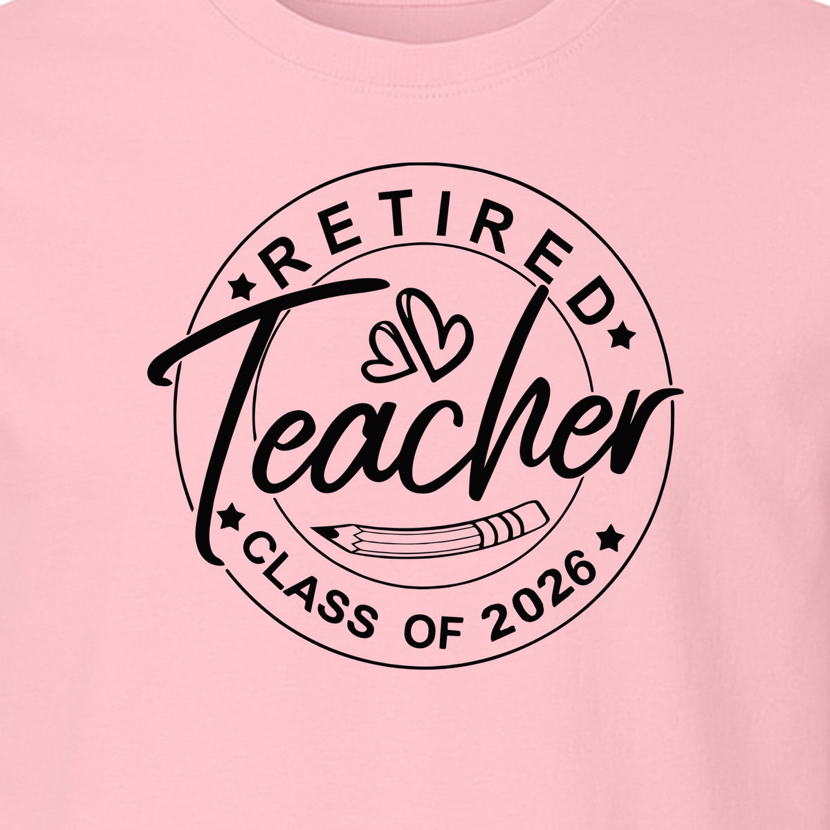 Retired Teacher T-Shirt, Class of 2026 Graduation and Retirement Design for Educators