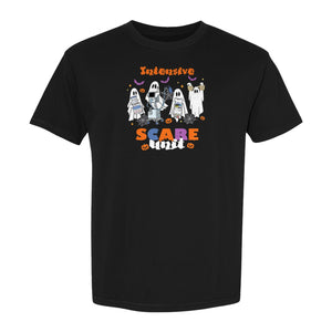Nurse Halloween T-Shirt, Intensive Scare Unit Ghost Design for ICU Staff and Medical Gifts