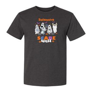 Nurse Halloween T-Shirt, Intensive Scare Unit Ghost Design for ICU Staff and Medical Gifts