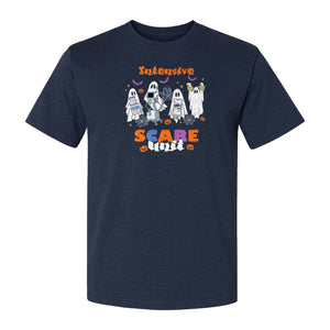 Nurse Halloween T-Shirt, Intensive Scare Unit Ghost Design for ICU Staff and Medical Gifts