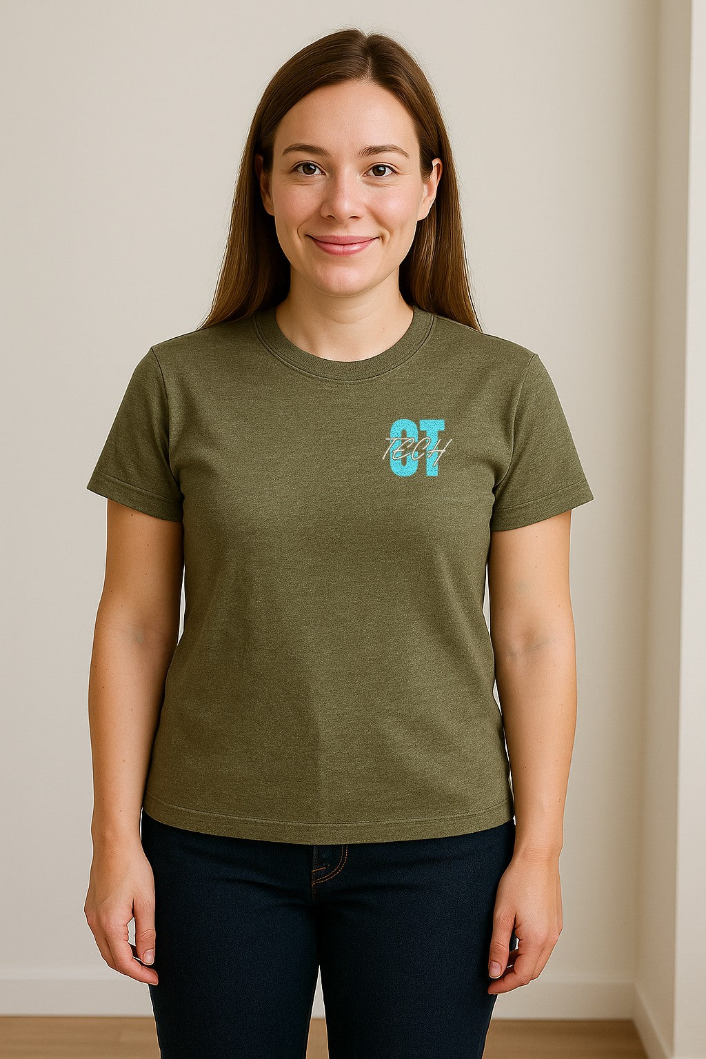CT Tech T-Shirt, Small Left Chest Radiology Department Design for Imaging Professionals