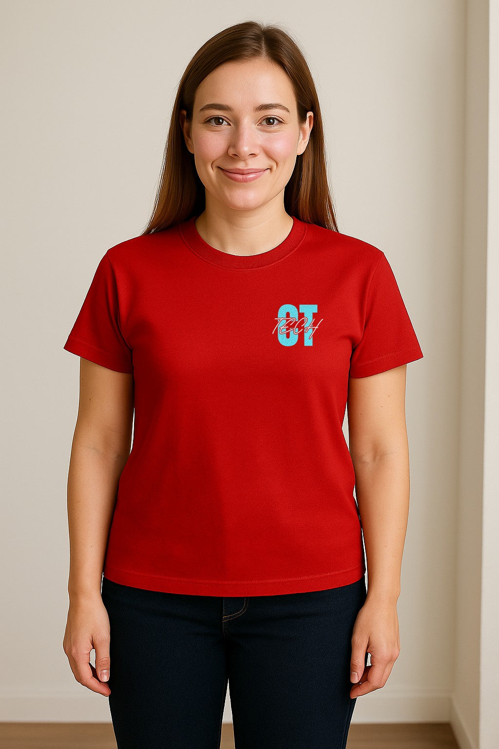 CT Tech T-Shirt, Small Left Chest Radiology Department Design for Imaging Professionals
