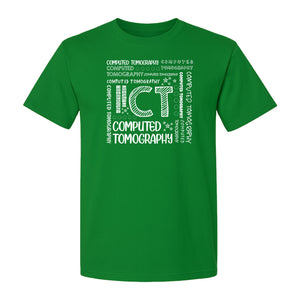 CT Tech T-Shirt, Computed Tomography Typography Design for Radiology Department Staff