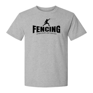 Fencing T-Shirt, Other Sports Are Pointless Funny Fencer Design for Athletes and Coaches