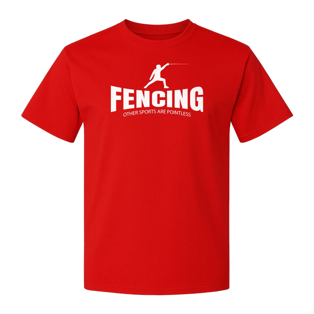 Fencing T-Shirt, Other Sports Are Pointless Funny Fencer Design for Athletes and Coaches