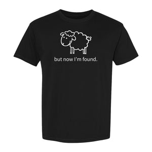 Christian T-Shirt, Cute Lamb But Now I'm Found Faith Design for Easter and Mother's Day