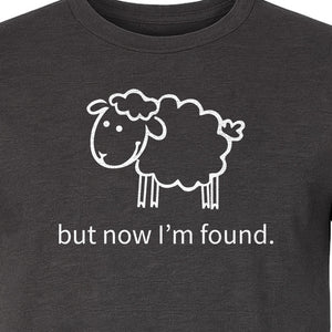 Christian T-Shirt, Cute Lamb But Now I'm Found Faith Design for Easter and Mother's Day
