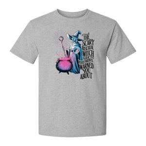 Bisexual Witch T-Shirt, Spooky Pride Graphic for Halloween and LGBTQ+ Adults