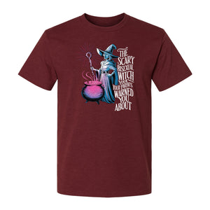 Bisexual Witch T-Shirt, Spooky Pride Graphic for Halloween and LGBTQ+ Adults